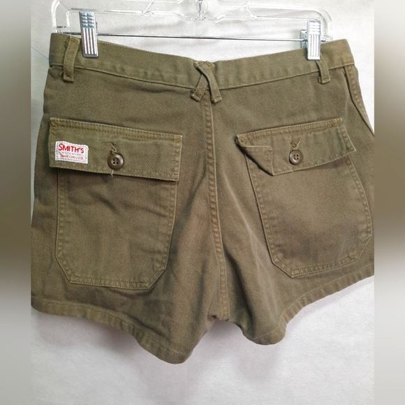 Vintage Green work shorts - Picture 2 of 3